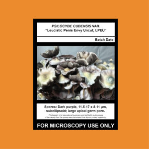 Leucistic Penis Envy Uncut; LPEU Spore Syringe